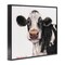 Stupell Industries Cute Cow with White Spots Framed Giclee, design by George Dyachenko